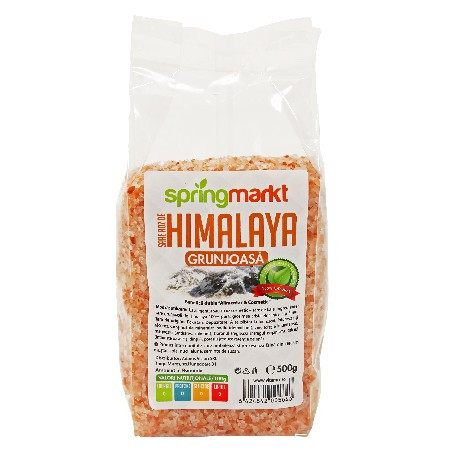 Sare roz de Himalaya grunjoasa - 500 g