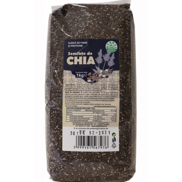 Seminte de Chia - 1 kg Herbavit