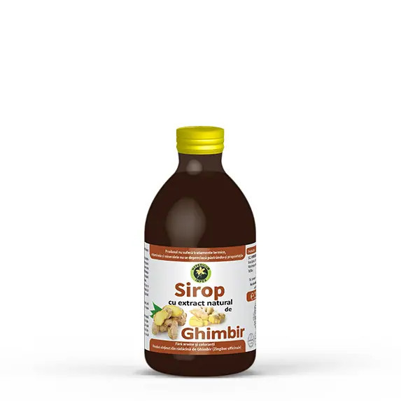 Sirop cu extract natural de Ghimbir - 250 ml