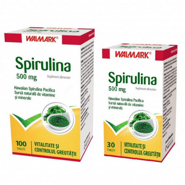 Spirulina 500 mg - 100 cpr + 30 cpr Gratis