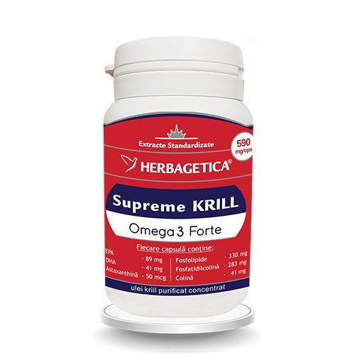 Supreme Krill Omega 3 Forte - 60 cps