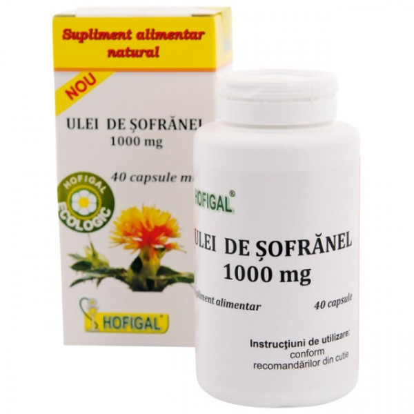 Ulei de sofranel 1000mg - 40 cps moi Hofigal