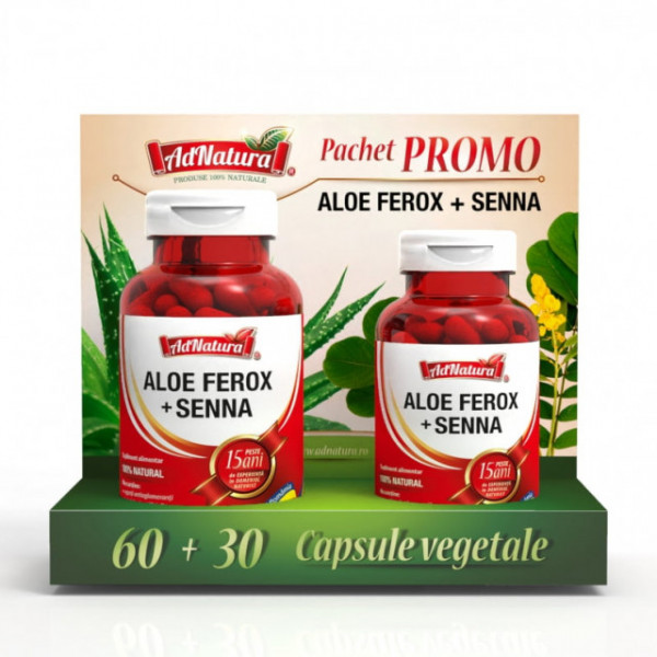 Aloe Ferox + Senna - 60 cps + 30 cps