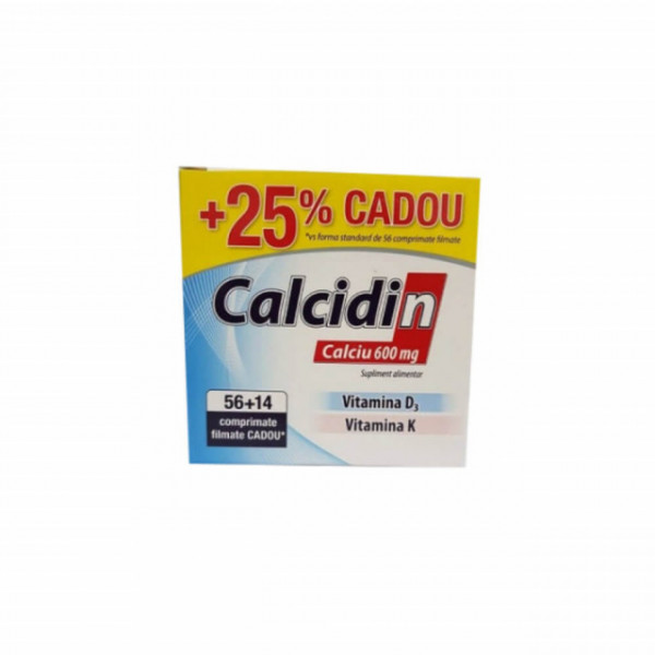 Calcidin - 56 cpr + 14 cpr gratis