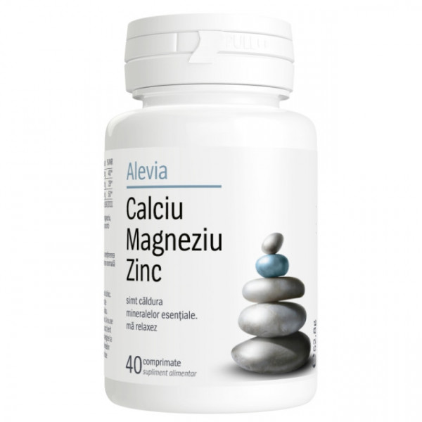 Calciu + Magneziu + Zinc - 40 cpr