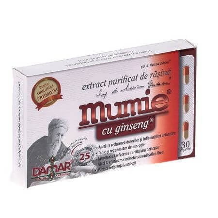 Extract purificat de rasina Mumie cu ginseng - 30 cps