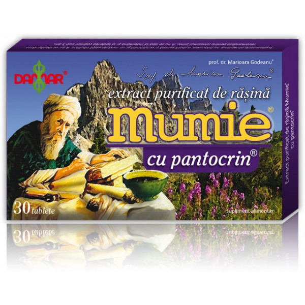 Extract purificat de rasina Mumie cu pantocrin - 30 tbl