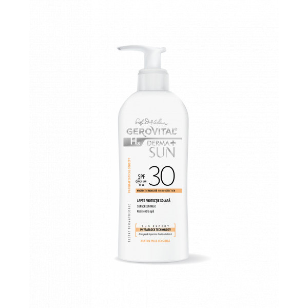 Gerovital H3 Derma+ Sun Lapte Protectie Solara SPF 30 - 150 ml