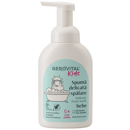 Gerovital Kids Spuma delicata spalare bebe - 300ml