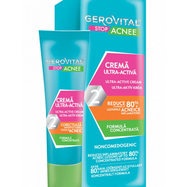 Gerovital Stop Acnee Crema- Ultra-Activa - 15 ml