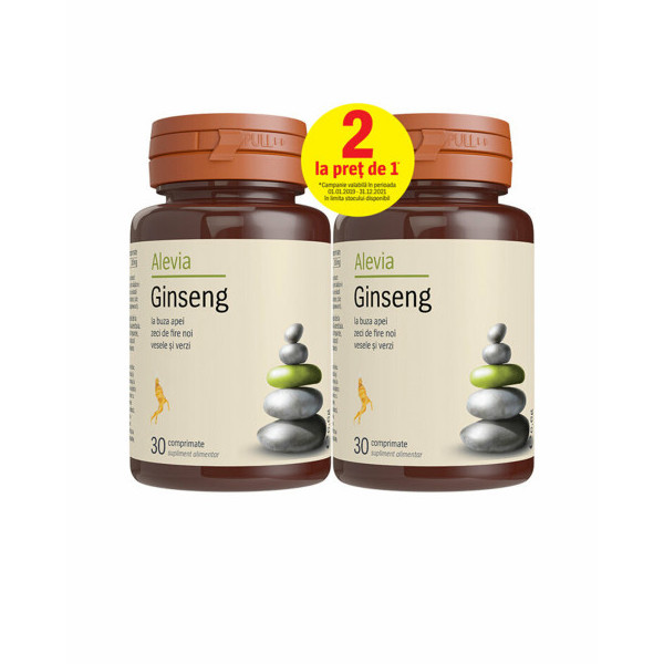 Ginseng - 30 cpr + 30 cpr Pachet