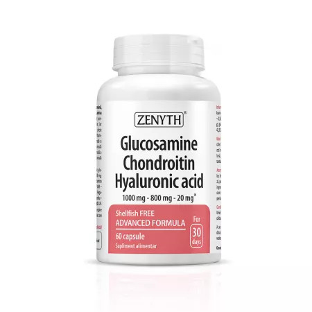 Glucosamine, Chondroitin, Hyaluronic Acid - 60 cps