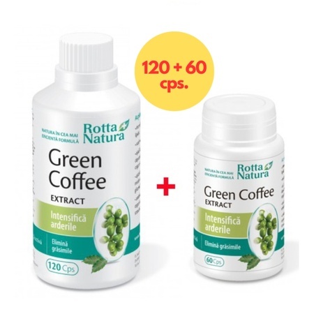 Green Coffee Extract - 120 cps + 60cps