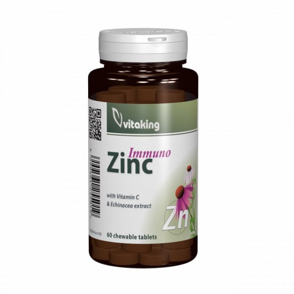 Immuno Zinc cu Vitamnia C si Echinacea - 60 cpr