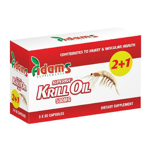 Krill Oil 500 mg - 30 cps 2 + 1 Gratis