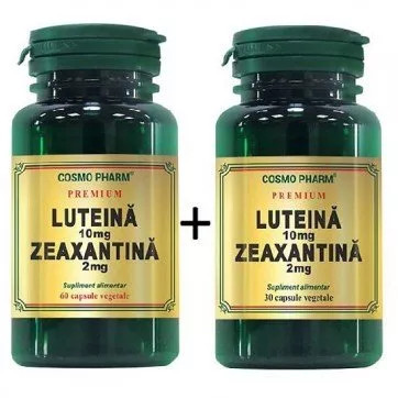 Luteina 10 mg Zeaxantina 2 mg - 60cps + 30cps Gratis
