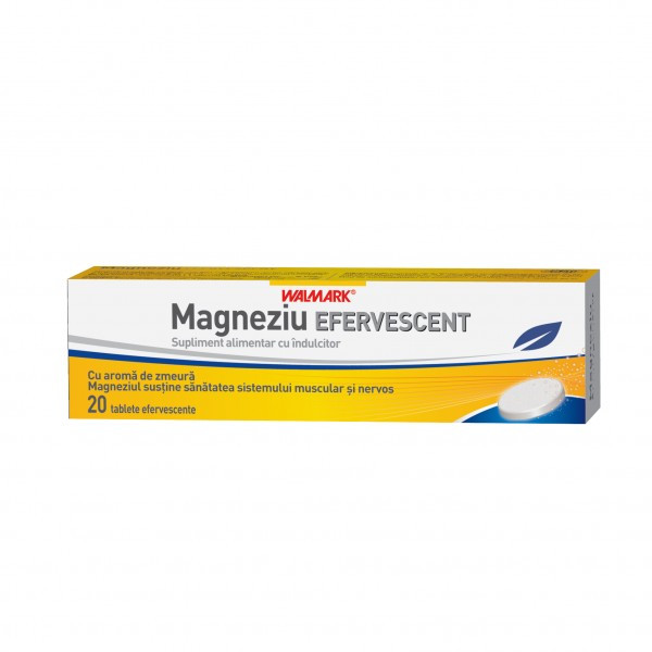 Magneziu efervescent - 20 cpr