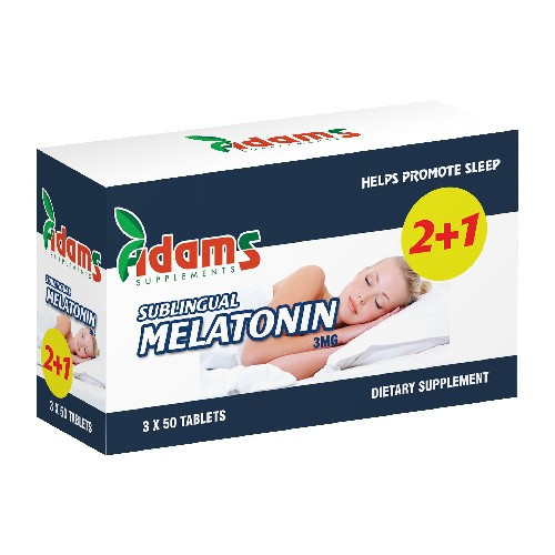 Melatonina 3 mg - 50 cps 2+1 Gratis