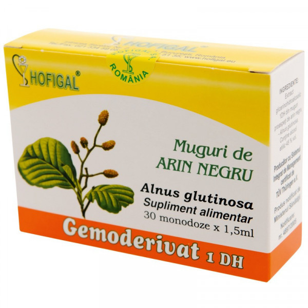 Muguri de Arin Negru Gemoderivat - 30 monodoze