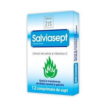 Salviasept - 12 cpr