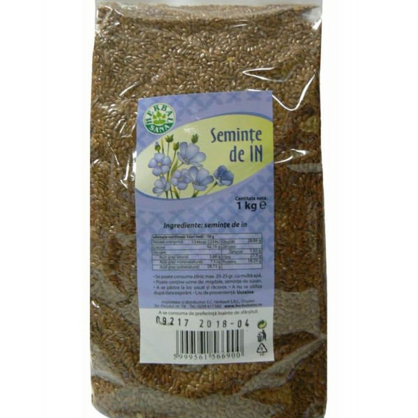 Seminte de in - 1 kg Herbavit