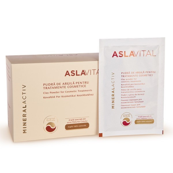 Aslavital mineralactiv pudra tratament cosmetic plic