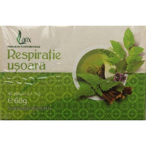 Ceai Respiratie Usoara 40 pl Larix