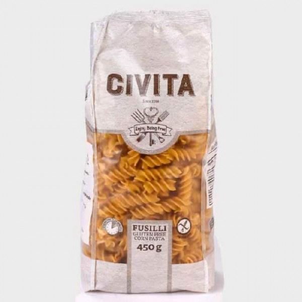 Civita Paste din porumb Fusili - 450 g