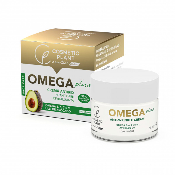 Crema antirid hranitoare si revitalizanta OMEGA Plus - 50 ml