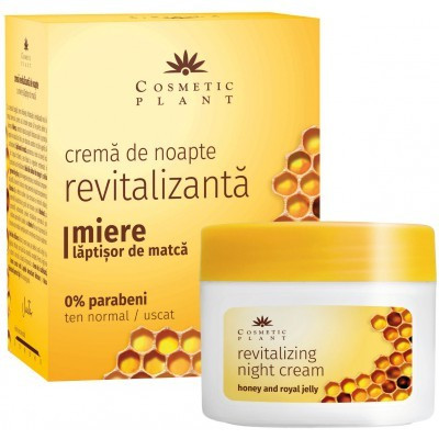 Crema de noapte revitalizanta cu miere si laptisor de matca - 50 ml