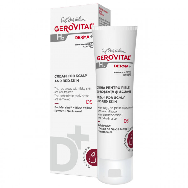 GH3 Derma+ Crema pentru piele cu roseata si scuame - 50 ml