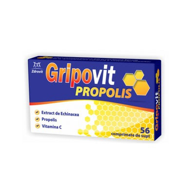 Gripovit Propolis - 56 cpr