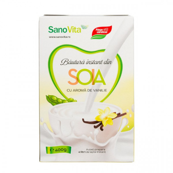 Lapte instant praf din soia cu vanilie - 400 g