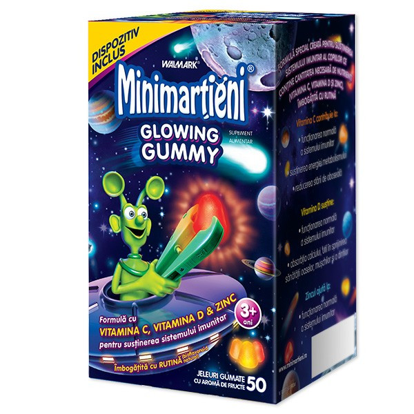 Minimartieni Glowing Gummy - 50 jeleuri