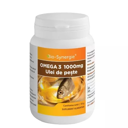 Omega 3 1000mg ulei de peste - 30 cps