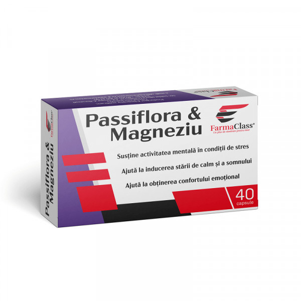 Passiflora & Magneziu - 40 cps