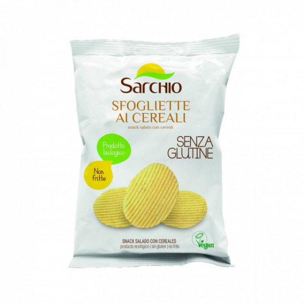 Snack sarat cu cereale, fara gluten, BIO ECO Sarchio - 55g