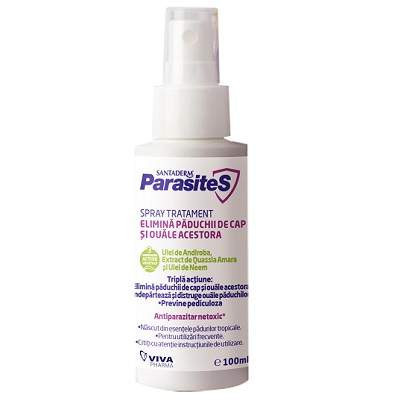 Spray tratament elimina paduchii de cap si ouale acestora ParasiteS - 100ml