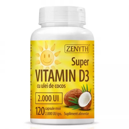 Super vitamin D3 2000UI - 120 cps