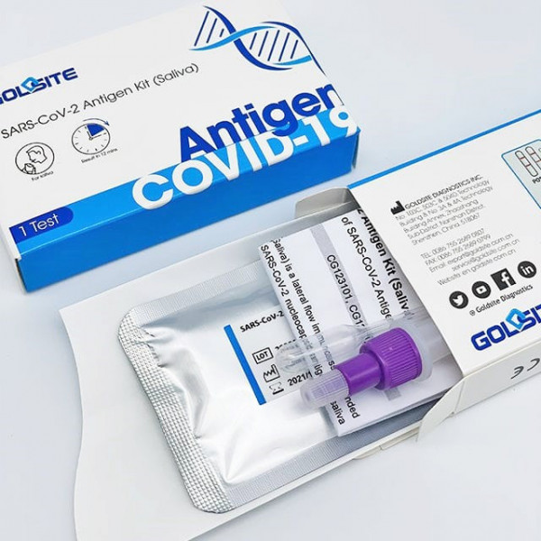 Test Rapid COVID-19 Antigen (proba din saliva) - 1 buc / set - Goldsite