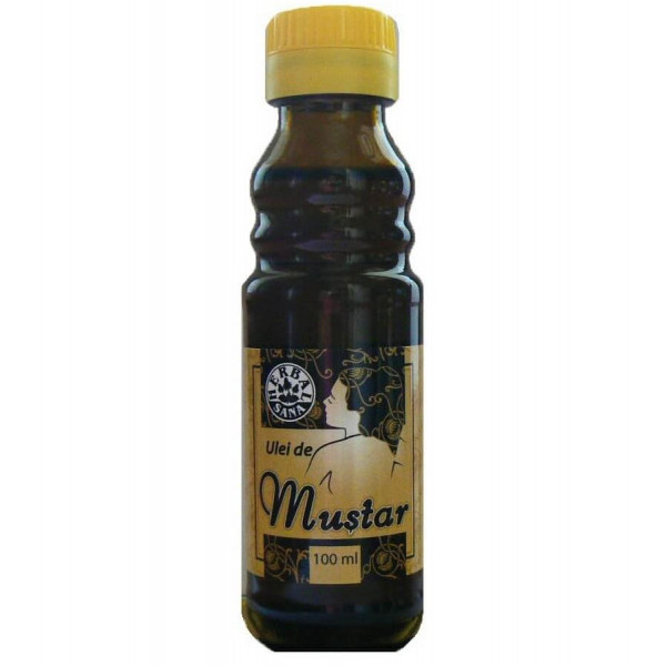 Ulei de mustar presat la rece - 100 ml Herbavit