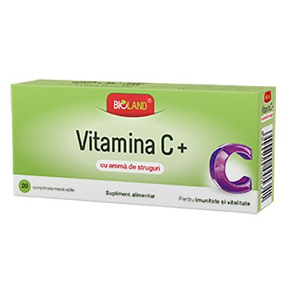Vitamina C Aroma Struguri - 20 cpr