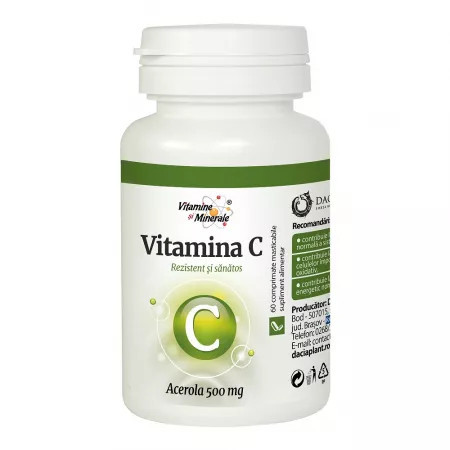 Vitamina C cu acerola - 60 cpr
