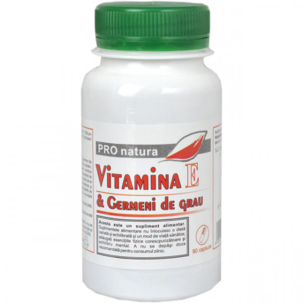 Vitamina E si Germeni de Grau - 90 cps