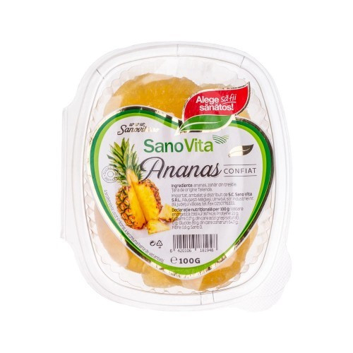Ananas confiat - 100g