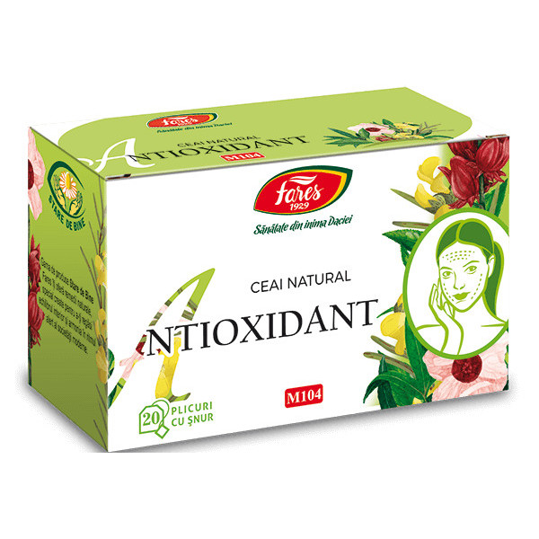 Antioxidant, M104 - 20 pliculete cu snur