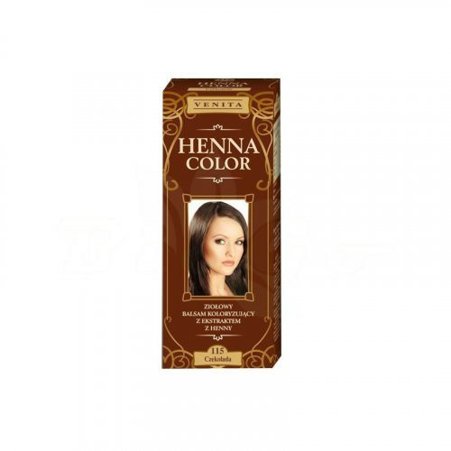 Balsam colorant pentru par, Henna Sonia nr.115 - Ciocolatiu- 75 ml