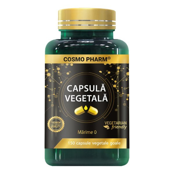 Capsula Vegetala Marime 0 - 150 cps goale, Cosmo Pharm
