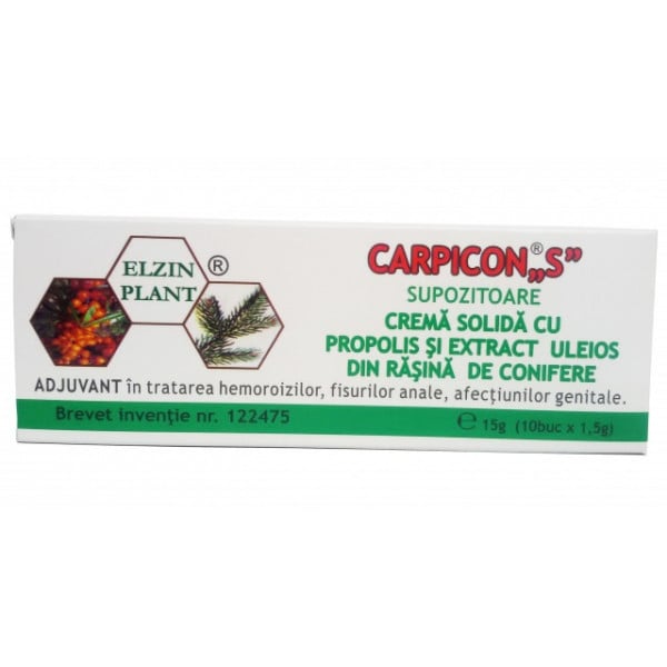 Carpicon S supozitoare 1,5gr*10 (CUT)