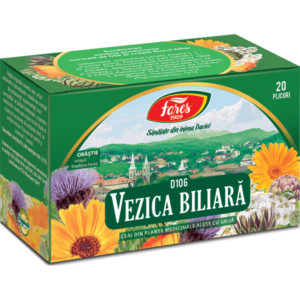 Ceai Vezica Biliara D106 - 20 plicuri